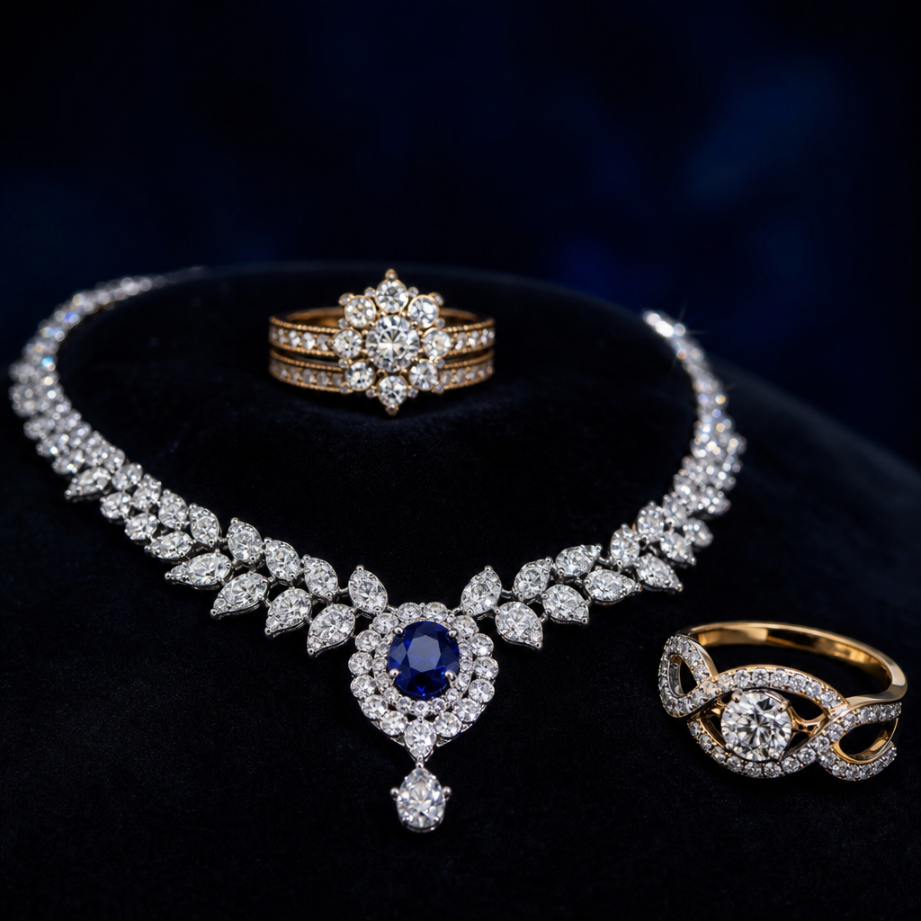 Fine jewelry — bespoke pieces and rare gemstones